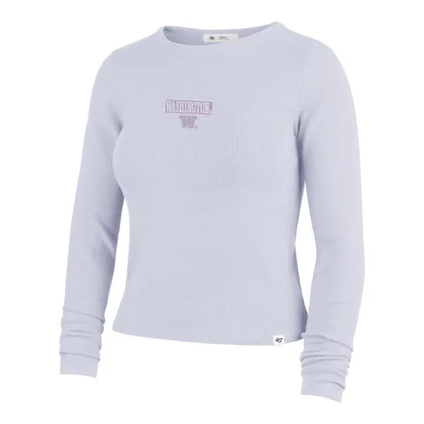 47 Brand Women's Washington W Mellow Rib Long Sleeve Top