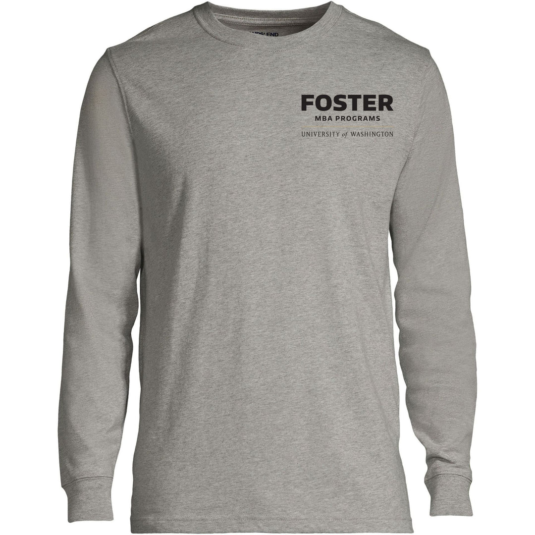 Lands' End Unisex UW Foster MBA Programs Long Sleeve T-shirt