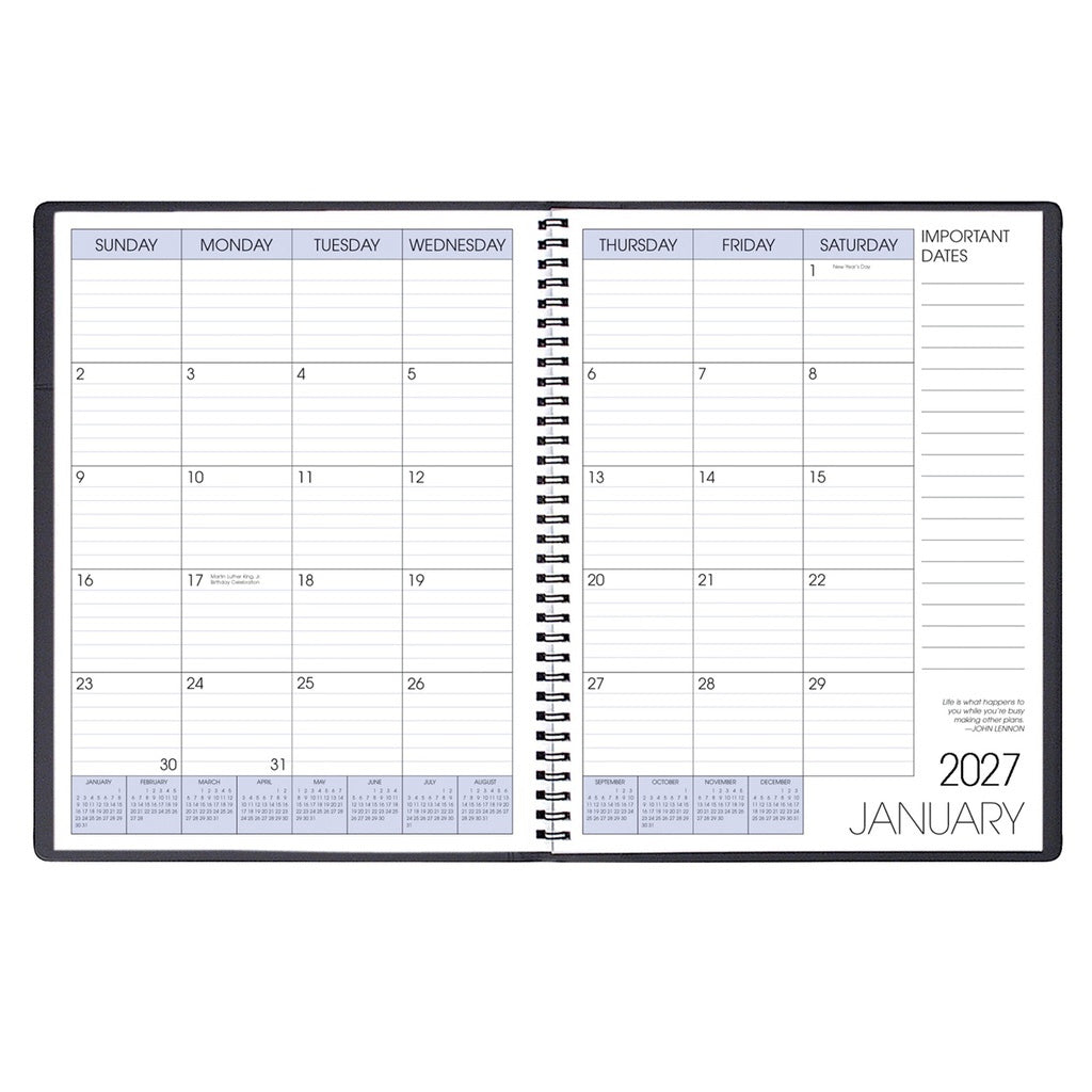 Payne Twilight 2027 Annual 8.5" x 11" Monthly Planner