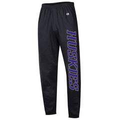 Photo of Champion Men's Huskies Wordmark Banded Sweatpants.