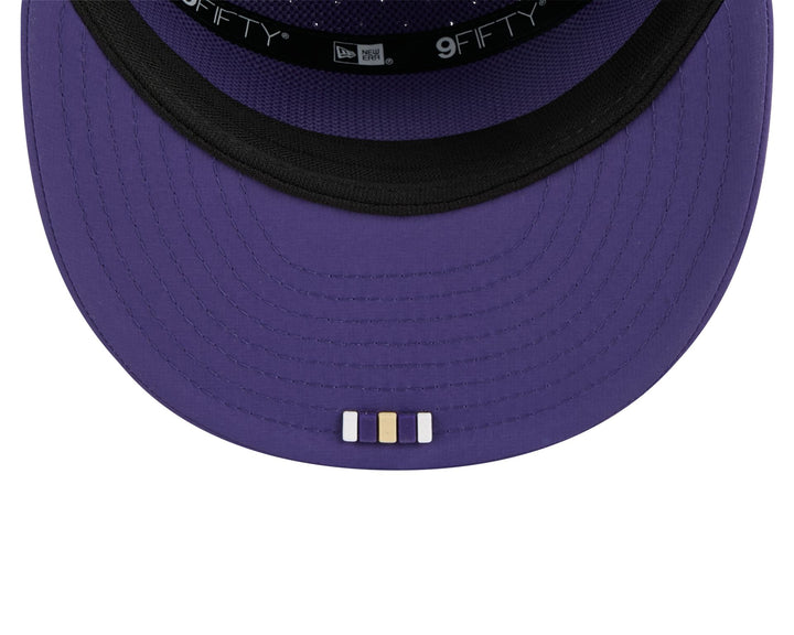 New Era 2025 Sideilne Purple 950 Split Panel Silicone Patch Adjustable Hat
