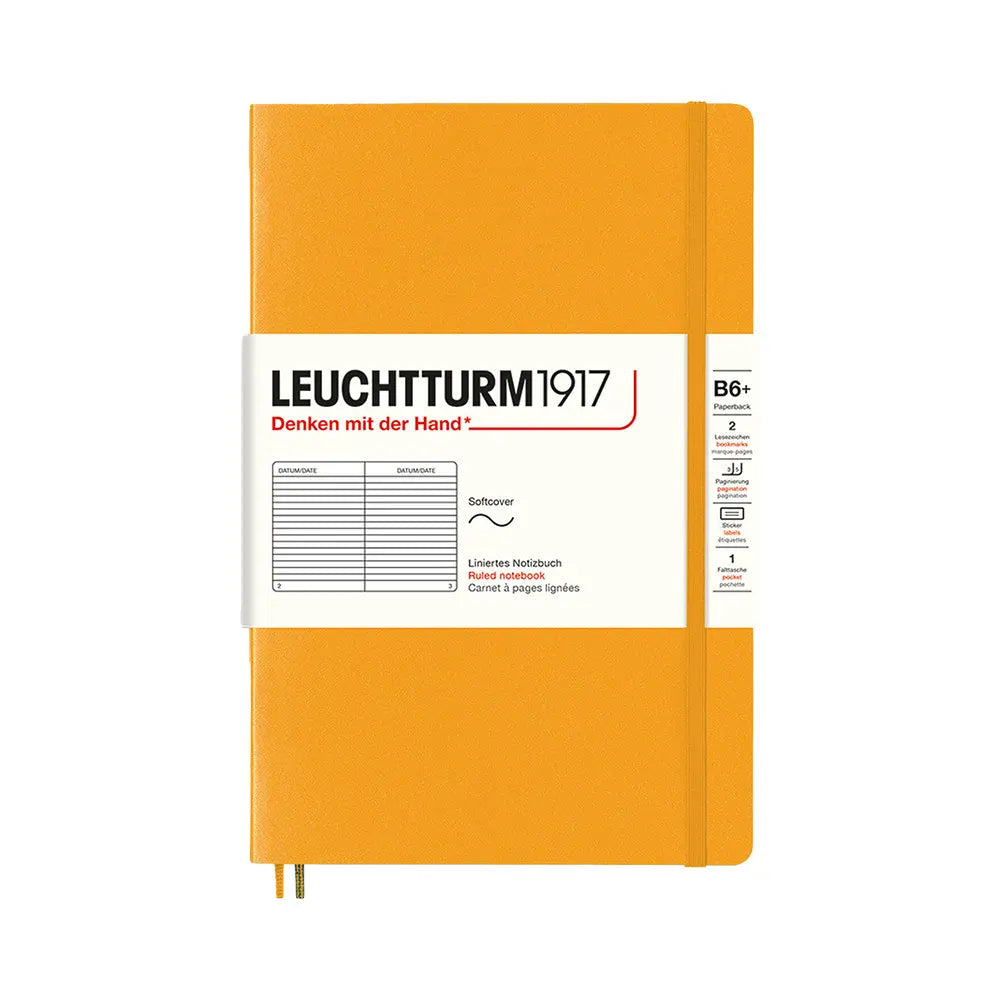 Leuchtturm 1917 B6+ Paperback Softcover Notebook 123ct
