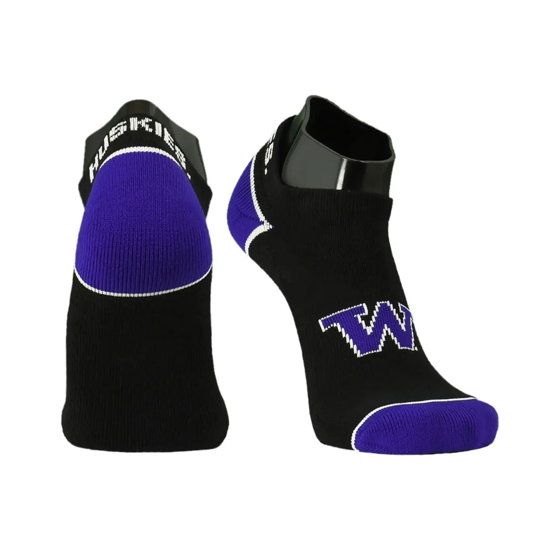 TCK Unisex Black W Huskies Recycled Low Socks