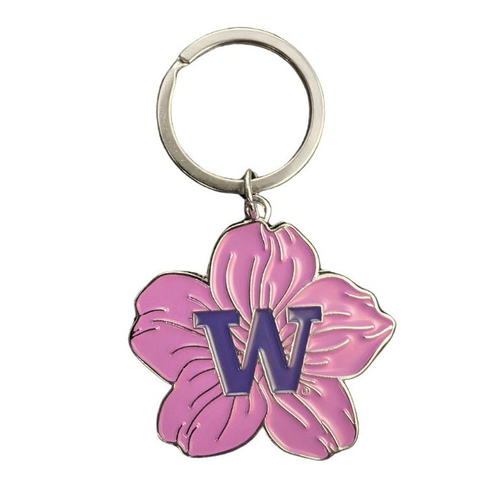 Neil Purple W Cherry Blossom Key Chain