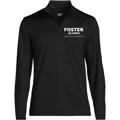 Lands' End Unisex UW Foster Alumni Rapid Dry Quarter Zip Hover