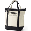 Lands' End Natural Canvas UW Foster MBA Programs Zip Top Tote Bag thumbnail