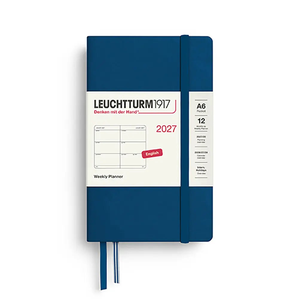 Leuchtturm 2027 A6 Pocket Weekly Hardcover Planner