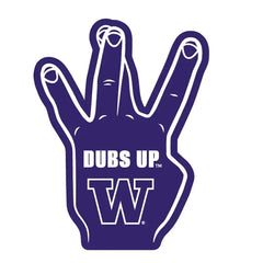 Photo of Neil Purple W Dubs Up Mini Foam Finger.