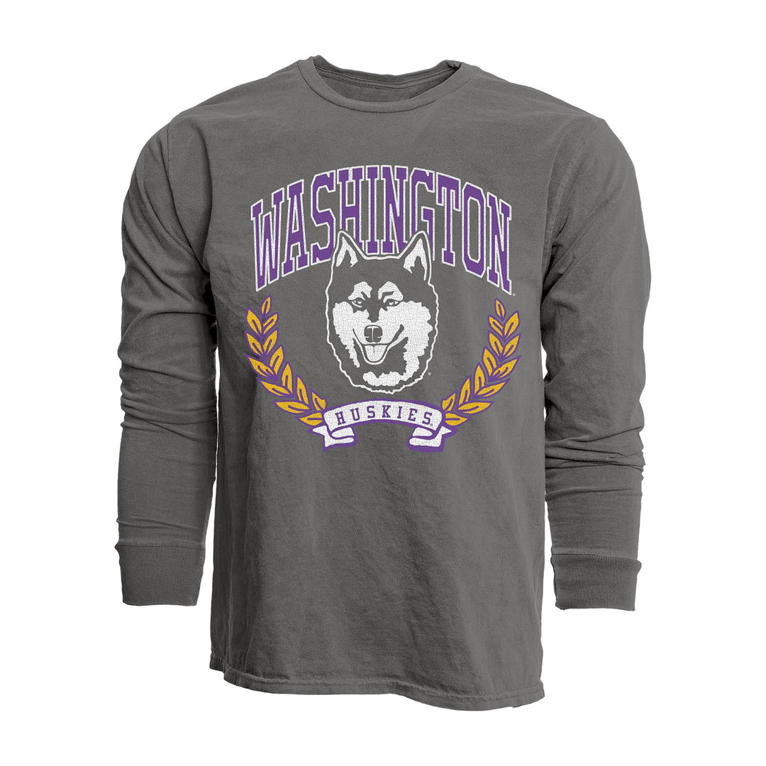 Blue 84 Reserve Unisex Vault Dog Laurels Dyed Long Sleeve Tee