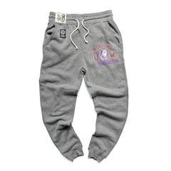 Photo of ROF Unisex UW Husky Head Athletic Jogger Sweatpants Front.