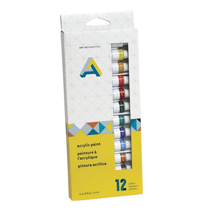 Art Alternatives 12 Color 12ml Acrylic Paint Set