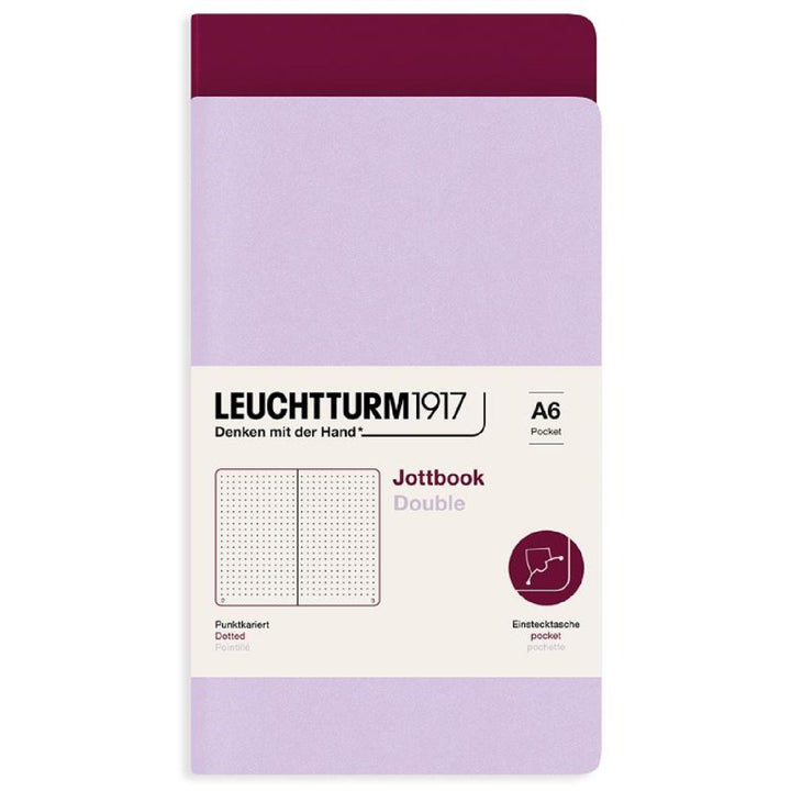 Leuchtturm 1917 Jottbook Double Pack A6 Flexcover Notebook 59ct