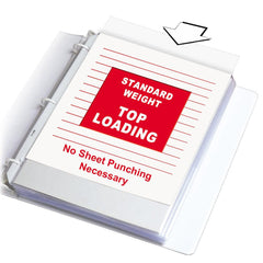 Photo of C-Line Clear Standard Top Loading Sheet Protectors 50ct.