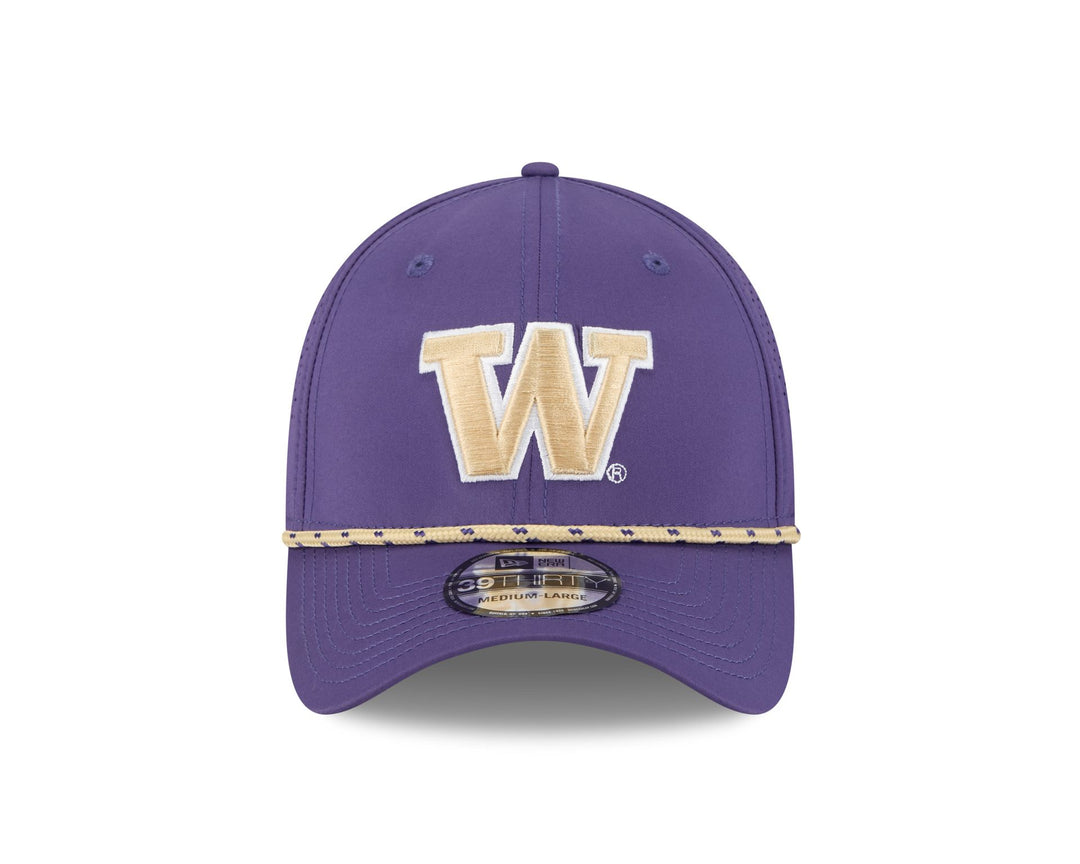 New Era Purple W 39Thirty PERF Stretch Fit Hat