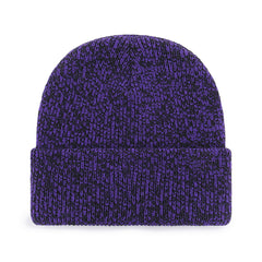 47 Brand Marled Purple Washington Huskies Brain Freeze Cuff Knit Beanie Hover