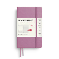 Leuchtturm 2027 A6 Pocket Weekly Hardcover Planner Notebook Hover