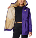 Columbia Women's Washington Huskies Lily Park Rain Jacket thumbnail