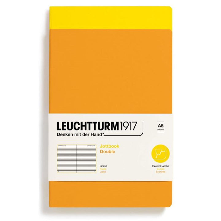 Leuchtturm 1917 Jottbook Double Pack A5 Flexcover Notebook 59ct