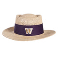 Logofit Birch Washington Huskies Tournament Straw Gambler Sun Hat thumbnail