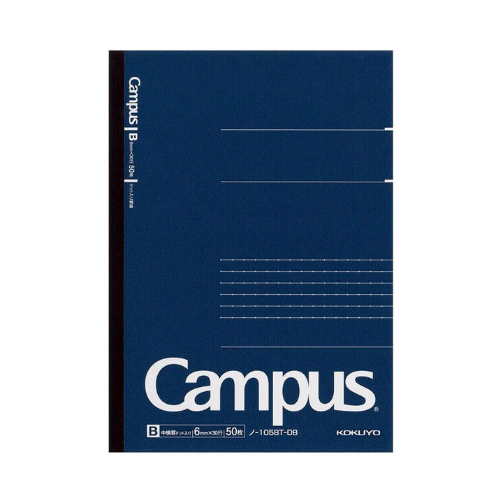 Kokuyo Navy Campus Dotted Line Tape Bound Notebook 50ct