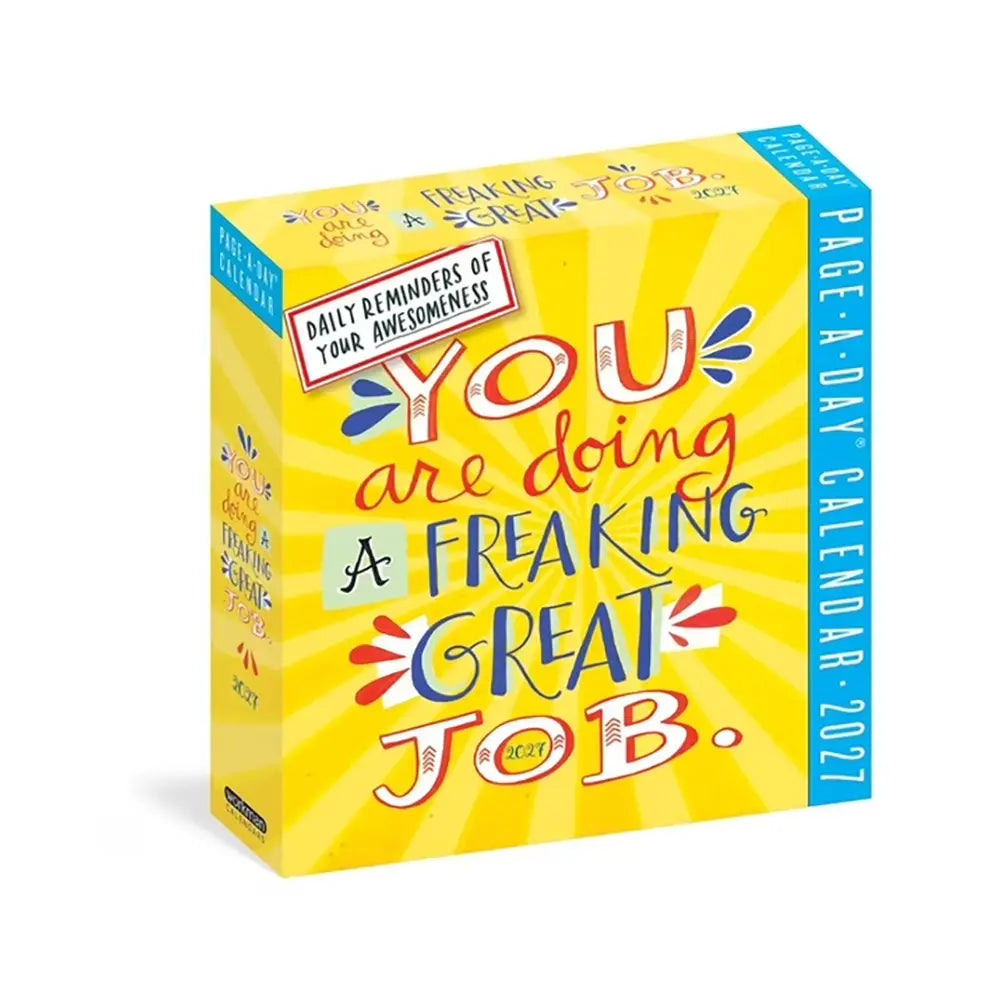 You Are Doing a Freaking Great Job Page-A-Day 2027 Calendar