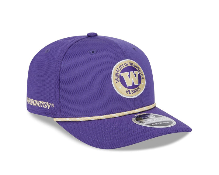 New Era Purple 9Seventy Circle Rope CFB Sideline Stretch Snap Adjustable Hat