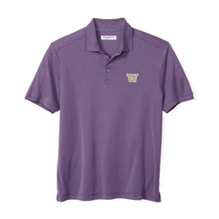 Photo of Tommy Bahama Men's Bay Stripe Polo Purple.