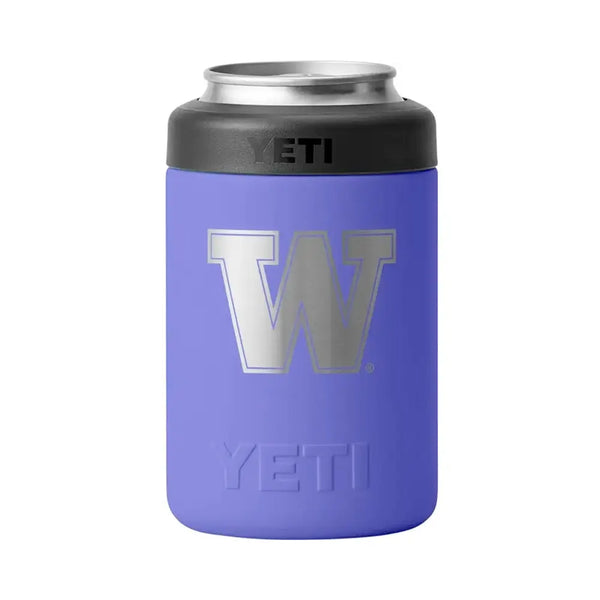 YETI Ultramarine Violet W Washington Huskies Rambler Colster 12oz