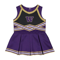 Colosseum Girls' Purple W Huskies Lollipop Park Cheer Set