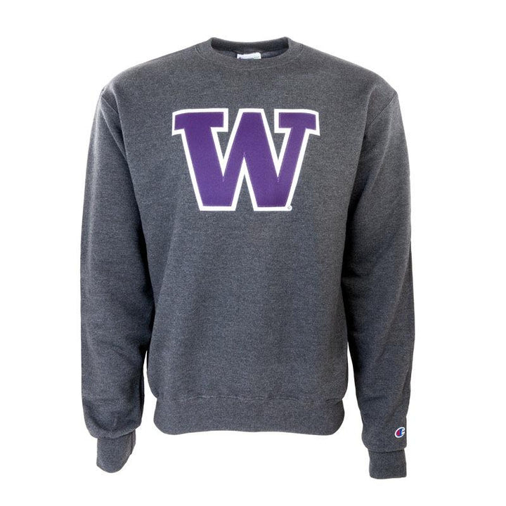Champion Unisex Big W Twill Crewneck Sweatshirt