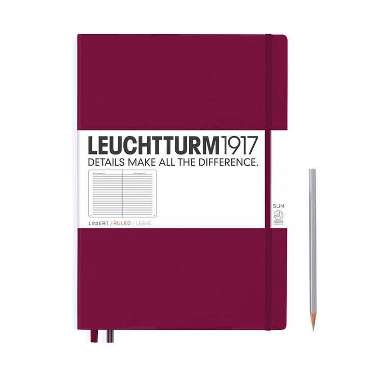 Leuchtturm 1917 Master Slim A4+ Hardcover Notebook 121ct