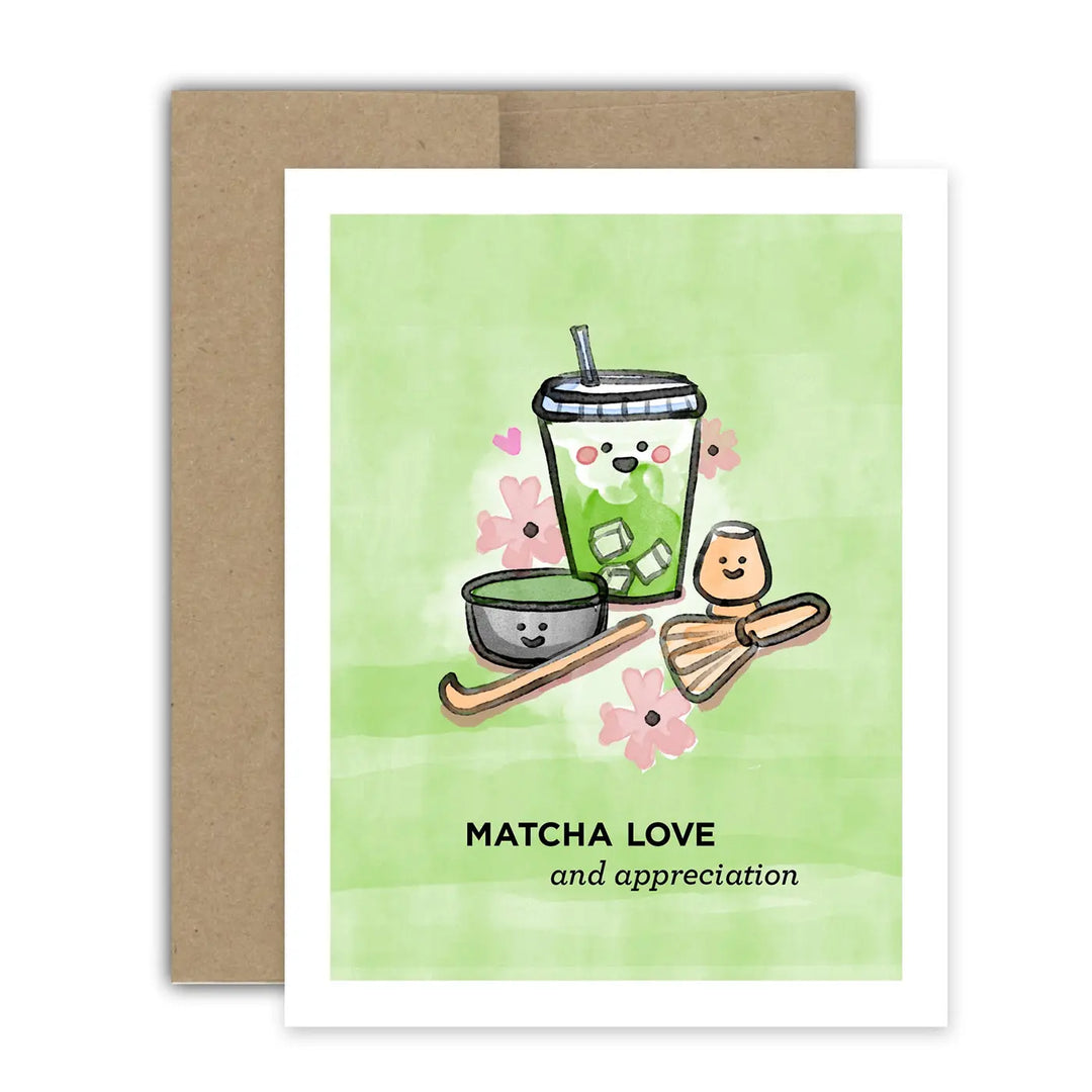 Brightspot Design Matcha Appreciation Greeting Card