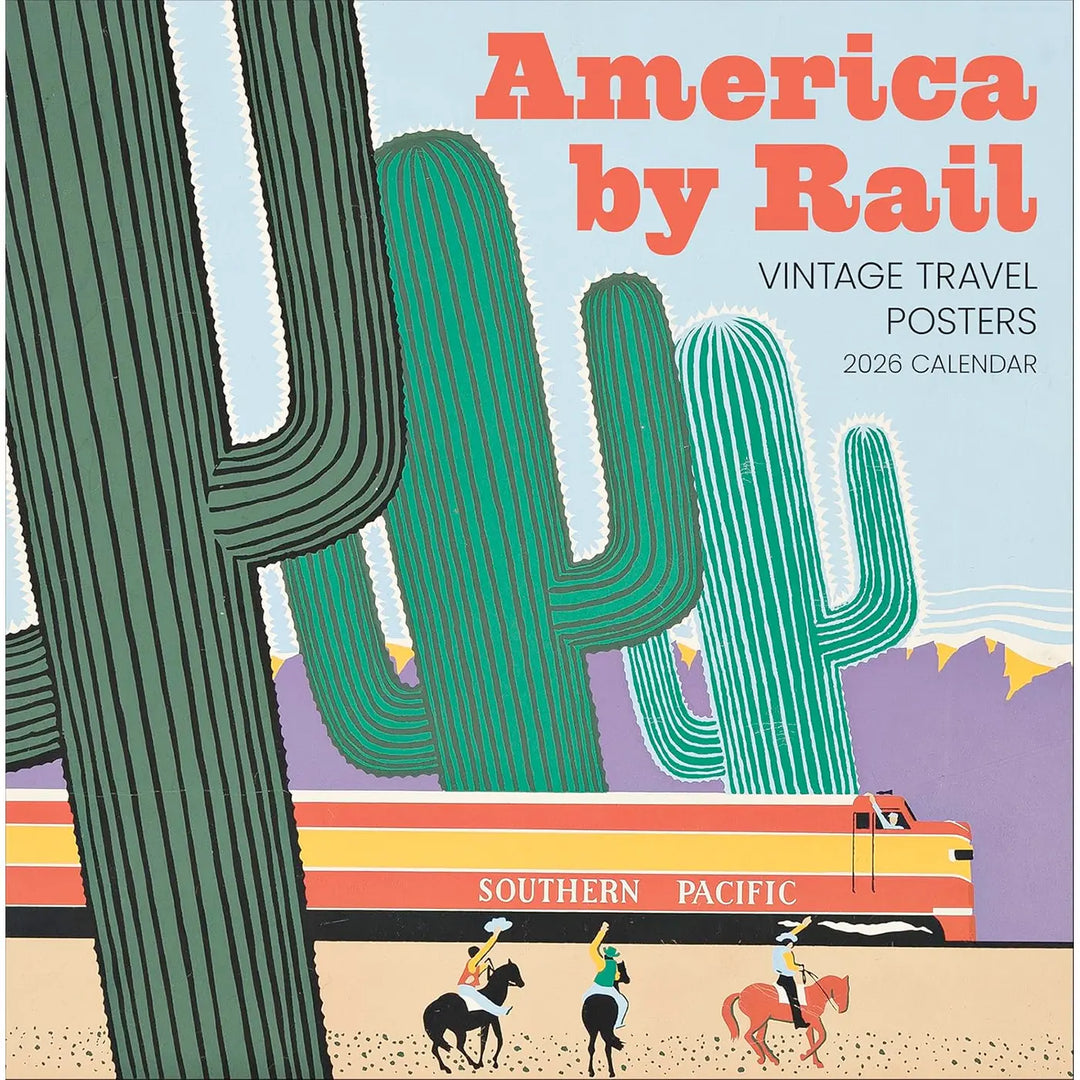 America by Rail: Vintage Travel Posters 2026 Wall Calendar