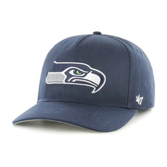 Photo of 47 Brand Navy Seattle Seahawks Primary Hitch Snapback Hat.