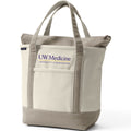 Lands' End Natural Canvas UW Medicine Zip Top Tote Bag thumbnail
