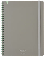 Kokuyo Sooofa 4mm A5 Grid Soft Ring Notebook