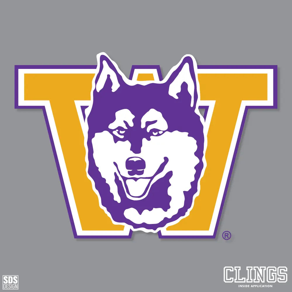 SDS Vault Dog W Cling Inside Application Decal 5"