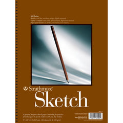 Photo of Strathmore 400 Series 60lb Sketch Pad 100 Sheet.