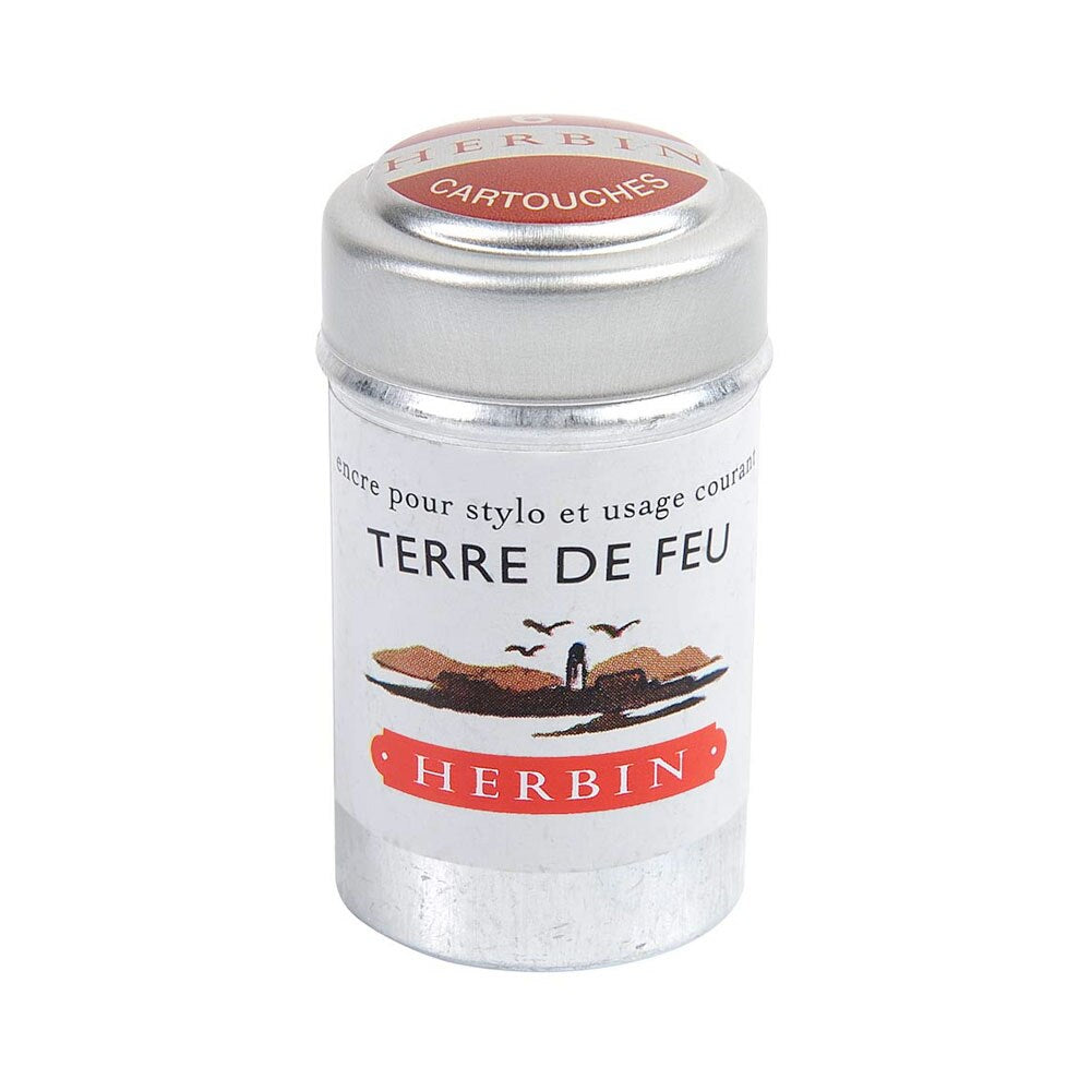 J. Herbin Fountain Pen Ink Cartridge 6 Pack