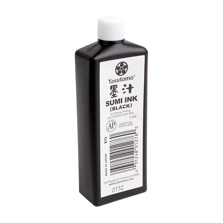 Yasutomo Black 2Oz Sumi Ink