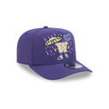 New Era Purple Washington Huskies 9Fifty A-Frame Cartoon Logo Snapback Hat thumbnail