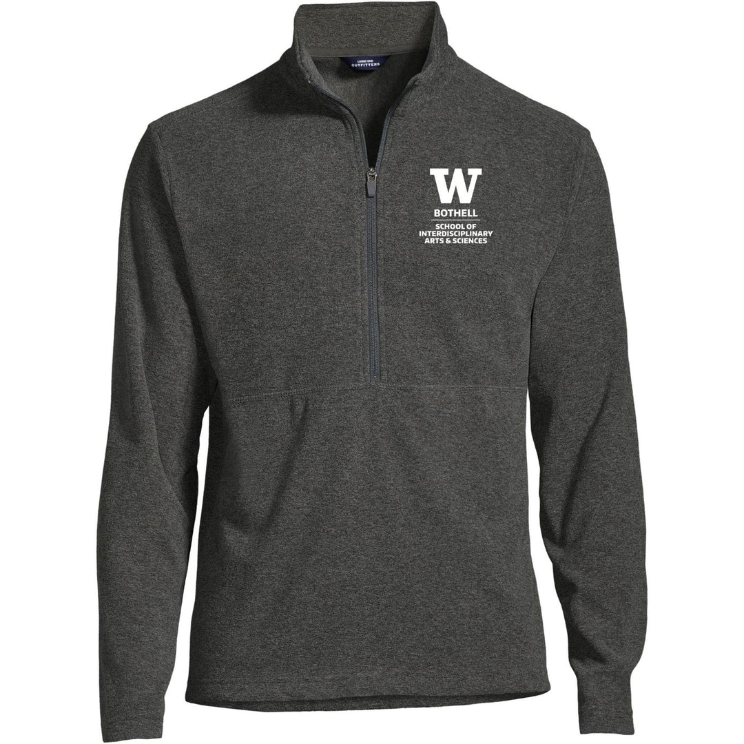Lands' End Men's UW Bothell Interdisciplinary Arts & Sciences Thermacheck Fleece Quarter Zip