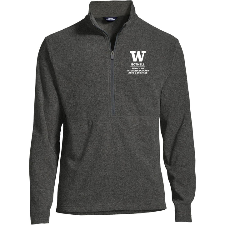 Lands' End Men's UW Bothell Interdisciplinary Arts & Sciences Thermacheck Fleece Quarter Zip