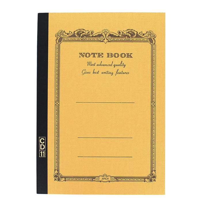 Apica Mustard CD11 5.8" x 8.2" Lined Notebook 28ct