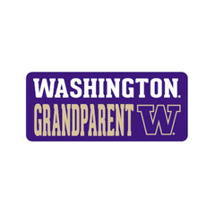 Photo of Neil Purple U of W Grandparent Recycled Wood Magnet.