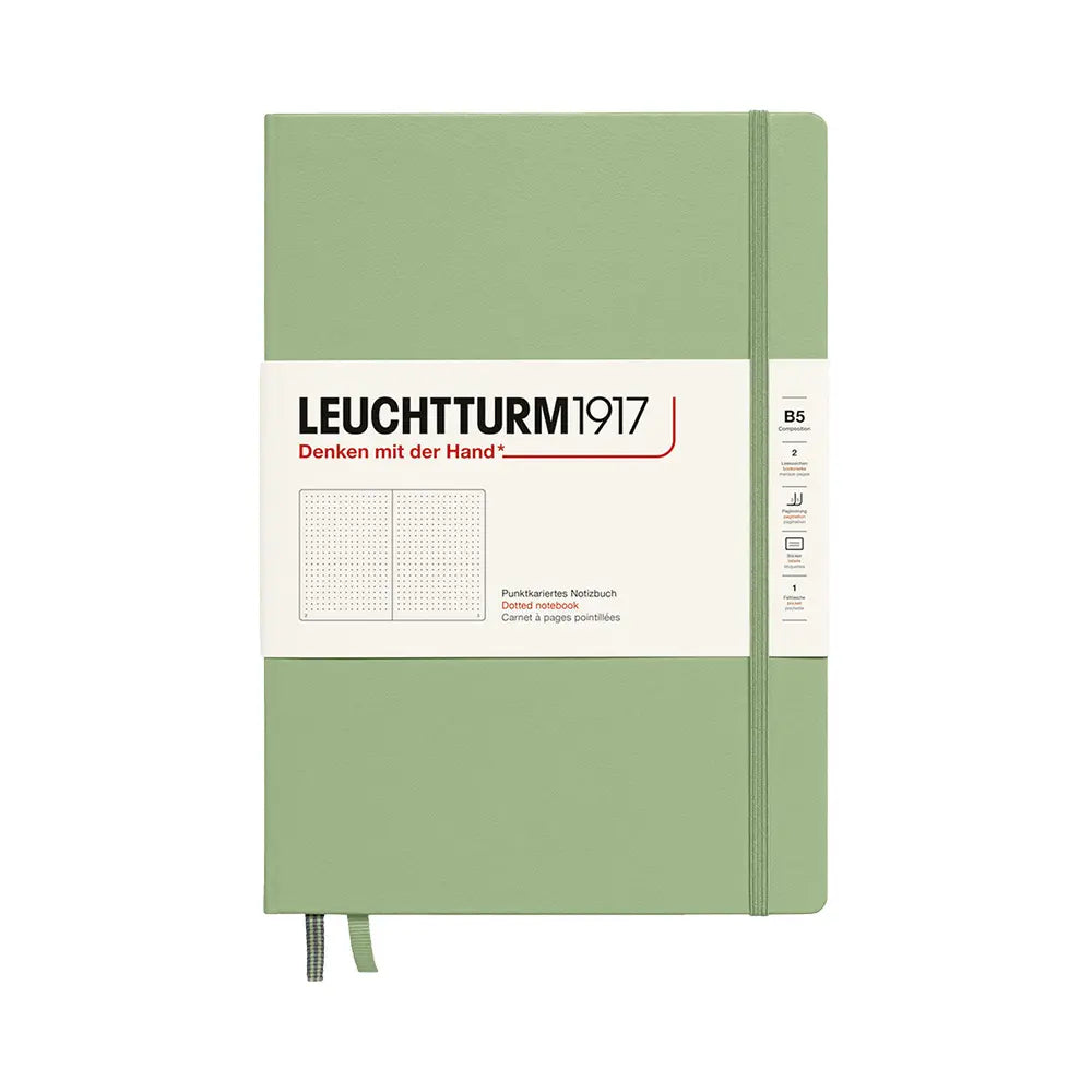 Leuchtturm 1917 B5 Hardcover Composition Notebook 219ct