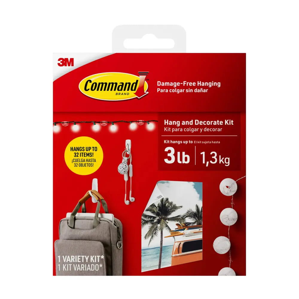 Command 3lb Capacity Hang and Decorate Kit