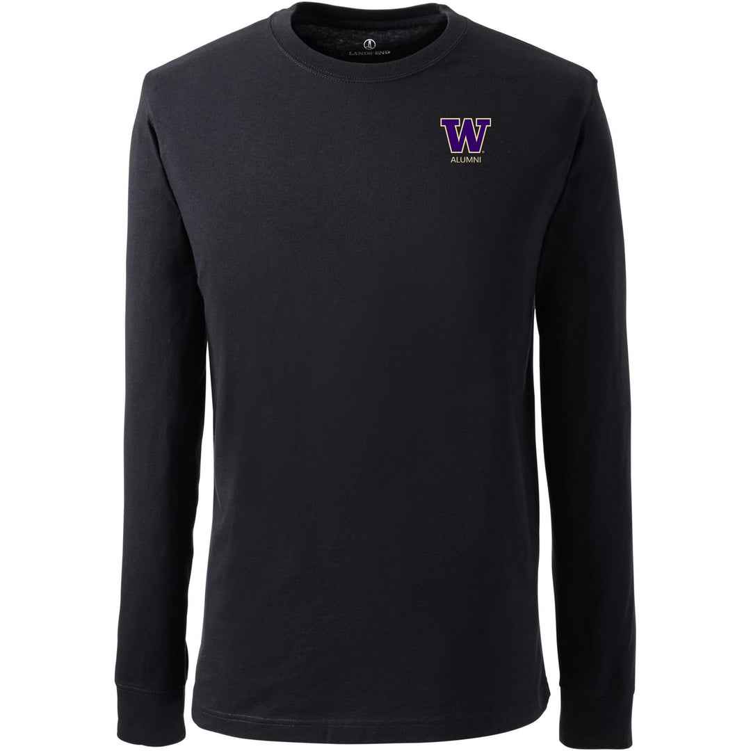 Lands' End Unisex UW Alumni Long Sleeve T-shirt