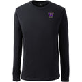 Lands' End Unisex UW Alumni Long Sleeve T-shirt Black thumbnail