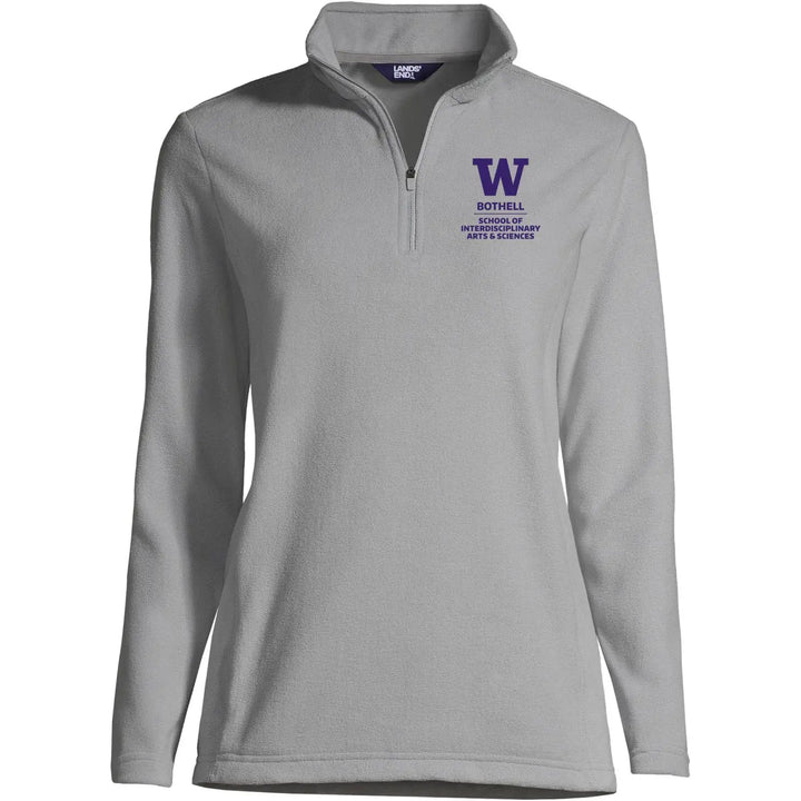 Lands' End Women's UW Bothell Interdisciplinary Arts & Sciences Thermacheck Fleece Quarter Zip